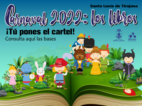 Concurso de cartel de Carnaval 2022: los libros