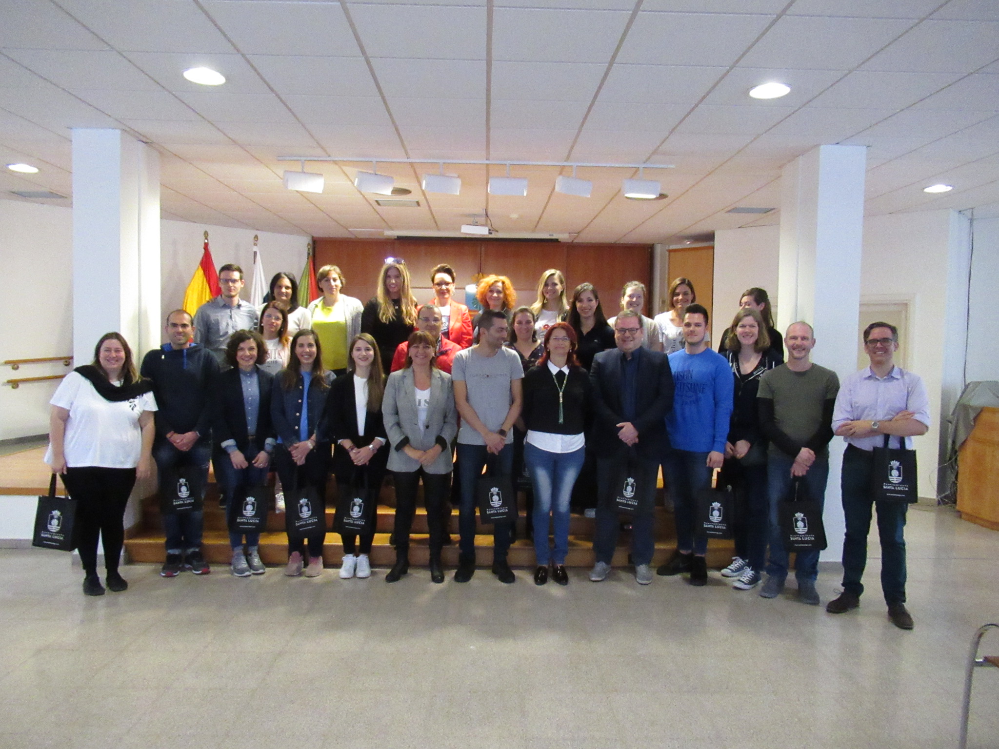 Una veintena de docentes de cuatro países europeos participan en un proyecto Eramus en el CEIP Tagoror